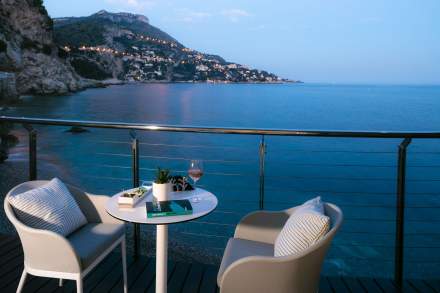 Cap Estel Hotel Balcony beach views, Hotel Private Beach Côte d'Azur